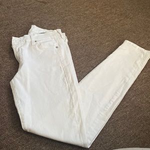 All White Authentic Skin 7 for all Mankind Jean